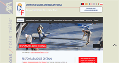 Desktop Screenshot of decenal-seguros-francia.com